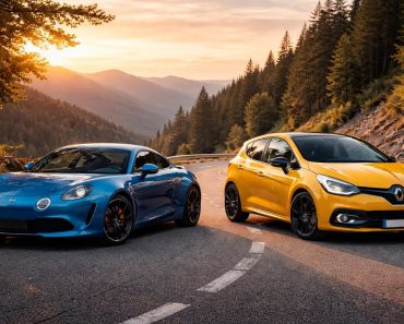 découvrez la photographie automobile professionnelle mettant en scène les modèles emblématiques alpine a110 et renault clio rs, capturant élégance et performance sous un angle unique.