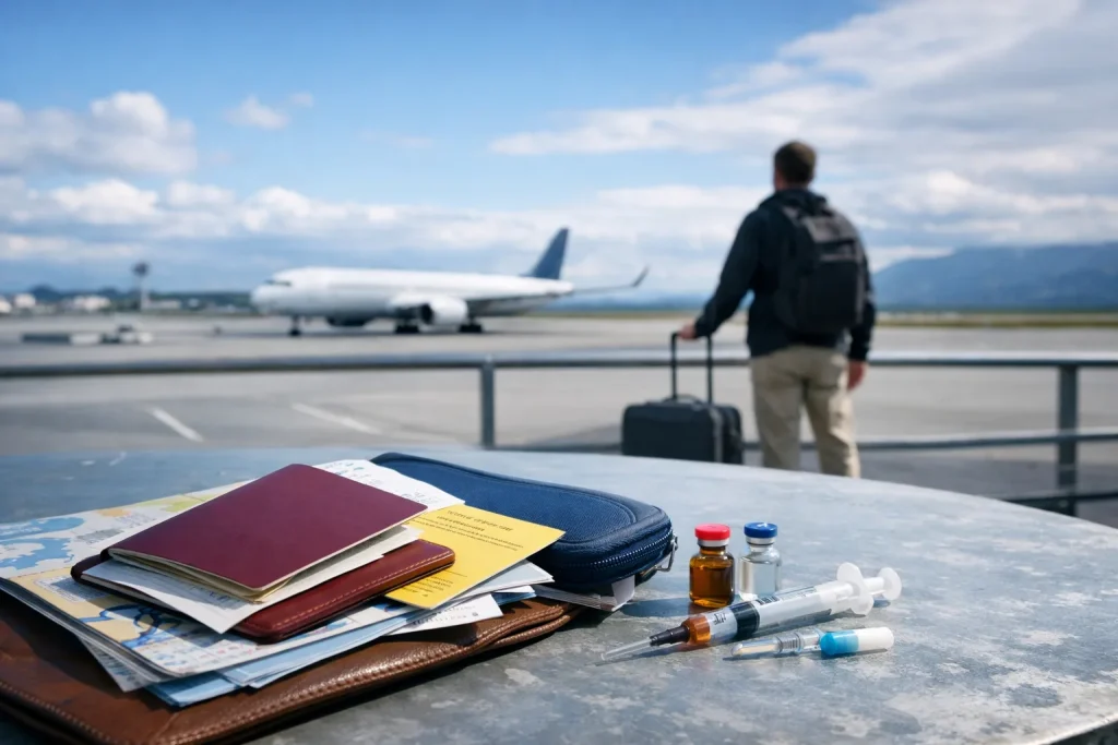 Un long-courrier se prépare à J-90 : passeport, visa, vaccins, assurance
